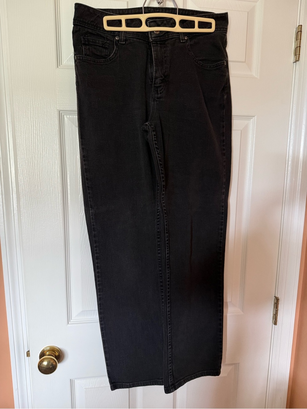 Lee Men's Black Straight Jeans